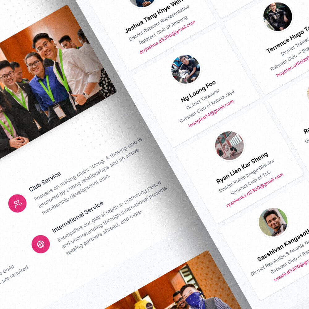 Rotaract Malaysia website screenshot